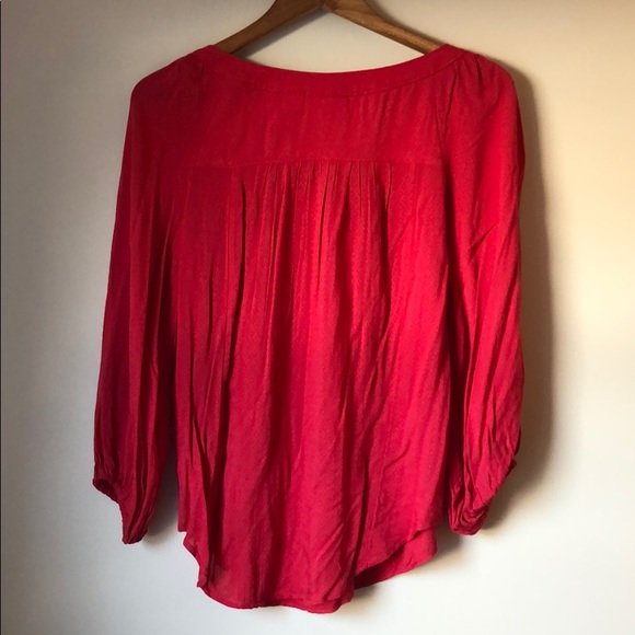 Anthropologie Maeve red top. - Picture 4 of 4